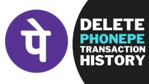 How to Delete PhonePe Transaction History