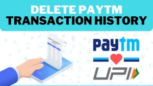 How to Delete PayTm Transaction History