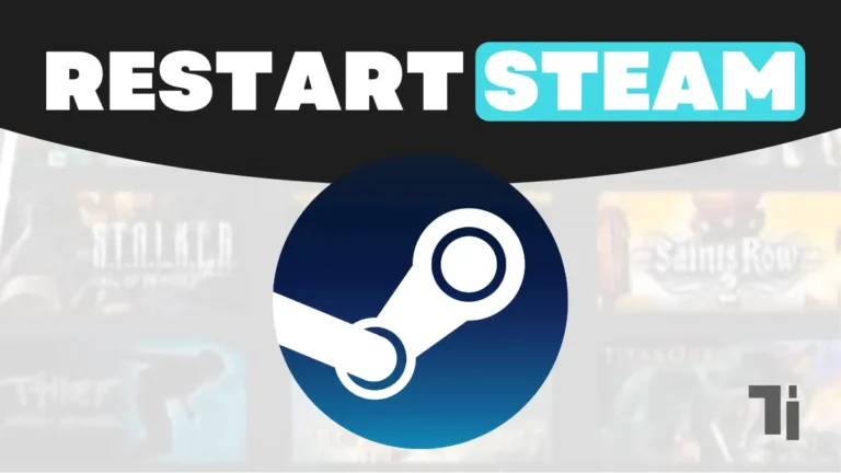 How to Restart Steam