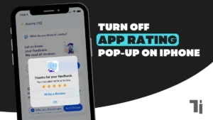 Turn Off App Rating Pop-Up On iPhone