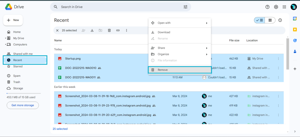 How to Clear Google Drive’s “Recent” Folder