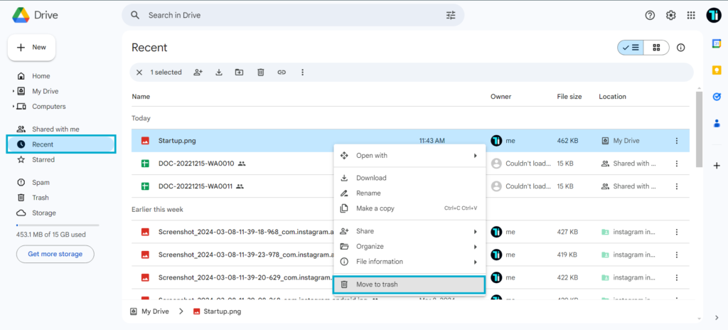 How to Clear Google Drive’s “Recent” Folder