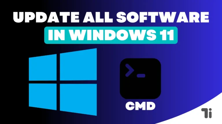 Update All Software in Windows 11